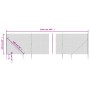 Grüner Ankerdrahtzaun mit Spikes 1,6x25 m von vidaXL, Zaunpaneele - Ref: Foro24-153932, Preis: 272,42 €, Rabatt: %