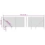 Near wire with green anchor spikes 1.6x25 m by vidaXL, fence panels - Ref: Foro24-153932, Price: 267,47 €, Discount: %