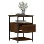 Mesitas noche 2 uds madera ingeniería marrón roble 40x42x56 cm de vidaXL, Mesitas de noche - Ref: Foro24-826032, Precio: 73,71 €