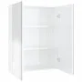 Glossy white MDF bathroom mirror cabinet 60x15x75 cm by vidaXL, bathroom vanities - Ref: Foro24-331525, Price: 110,93 €, Disc...