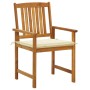 Garden chairs with cushions 8 pcs solid acacia wood by vidaXL, Garden chairs - Ref: Foro24-3078168, Price: 652,52 €, Discount: %