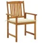 Garden chairs with cushions 8 pcs solid acacia wood by vidaXL, Garden chairs - Ref: Foro24-3078168, Price: 626,74 €, Discount: %