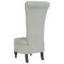 Sillón de respaldo alto con botones terciopelo gris claro de vidaXL, Sillas poltrona - Ref: Foro24-352464, Precio: 174,42 €, ...