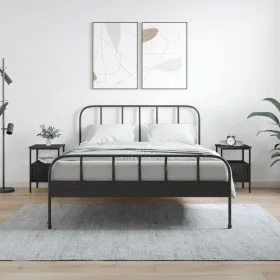 Nachttische 2 Stk. Holzwerkstoff schwarz 34x36x50 cm von vidaXL, Nachttische - Ref: Foro24-826044, Preis: 79,81 €, Rabatt: %