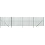 Grüner Zaun aus verzinktem Stahldraht 2x10 m von vidaXL, Zaunpaneele - Ref: Foro24-154054, Preis: 132,45 €, Rabatt: %