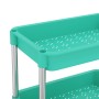 Küchenwagen 5 Ebenen Eisen und ABS türkis 42x29x128 cm von vidaXL, Küchen- und Speisewagen - Ref: Foro24-336334, Preis: 42,79...