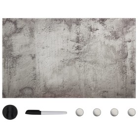 Magnetic glass wall whiteboard 100x60 cm by vidaXL, White boards - Ref: Foro24-327473, Price: 73,27 €, Discount: %