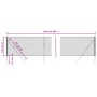 Grüner Drahtzaun 1,1x25 m von vidaXL, Zaunpaneele - Ref: Foro24-153914, Preis: 142,24 €, Rabatt: %