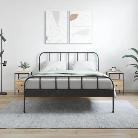 Nachttische, 2 Stück, Holzwerkstoff, Sonoma-Eiche, 34 x 36 x 50 cm von vidaXL, Nachttische - Ref: Foro24-826046, Preis: 71,81...