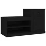Mueble zapatero madera contrachapada negro 100x42x60 cm de vidaXL, Zapateros y organizadores de calzado - Ref: Foro24-816417,...