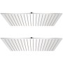 Cabezal de ducha efecto lluvia 2 uds acero inoxidable 50x50 cm de vidaXL, Cabezales de ducha - Ref: Foro24-275943, Precio: 12...