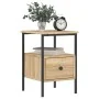 Nachttische, 2 Stück, Holzwerkstoff, Sonoma-Eiche, 34 x 36 x 50 cm von vidaXL, Nachttische - Ref: Foro24-826046, Preis: 71,81...