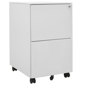 Aktenschrank aus hellgrauem Stahl 39x45x67 cm von vidaXL, Aktenschränke - Ref: Foro24-335975, Preis: 132,77 €, Rabatt: %