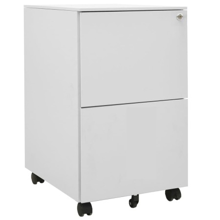 Light gray steel filing cabinet 39x45x67 cm by vidaXL, Filing cabinets - Ref: Foro24-335975, Price: 128,21 €, Discount: %