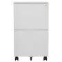 Aktenschrank aus hellgrauem Stahl 39x45x67 cm von vidaXL, Aktenschränke - Ref: Foro24-335975, Preis: 132,77 €, Rabatt: %
