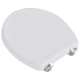 Asiento inodoro con tapas 2 piezas MDF blanco de vidaXL, Asientos de inodoros y bidés - Ref: Foro24-275907, Precio: 61,78 €, ...