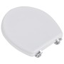 Toilet seat with covers 2 pieces white MDF by vidaXL, Toilet and bidet seats - Ref: Foro24-275907, Price: 62,88 €, Discount: %