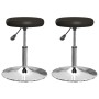 Sillas de comedor 2 unidades cuero sintético negro