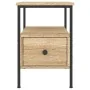 Nachttische, 2 Stück, Holzwerkstoff, Sonoma-Eiche, 34 x 36 x 50 cm von vidaXL, Nachttische - Ref: Foro24-826046, Preis: 71,81...