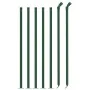 Wire fence with green flange 1x10 m by vidaXL, fence panels - Ref: Foro24-153937, Price: 53,72 €, Discount: %