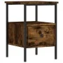 Bedside tables 2 units smoked oak engineered wood 34x36x50 cm by vidaXL, Nightstands - Ref: Foro24-826048, Price: 64,59 €, Di...