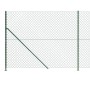 Cerca de alambre con brida verde 2,2x10 m de vidaXL, Paneles de vallas - Ref: Foro24-153943, Precio: 100,10 €, Descuento: %