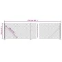 Cerca de alambre con brida verde 1x25 m de vidaXL, Paneles de vallas - Ref: Foro24-153945, Precio: 95,06 €, Descuento: %