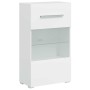 Juego de muebles de salón 5 piezas con iluminación LED blanco