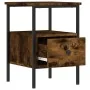 Nachttische 2 Stk. Rauchigeiche-Engineered-Holz 34x36x50 cm von vidaXL, Nachttische - Ref: Foro24-826048, Preis: 64,59 €, Rab...