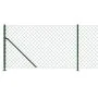Cerca de alambre con brida verde 1,1x25 m de vidaXL, Paneles de vallas - Ref: Foro24-153946, Precio: 115,11 €, Descuento: %