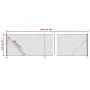 Cerca de alambre con brida verde 1,1x25 m de vidaXL, Paneles de vallas - Ref: Foro24-153946, Precio: 115,11 €, Descuento: %