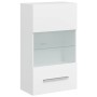 Juego de muebles de salón 5 piezas con iluminación LED blanco