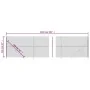 Wire fence with green flange 1.6x25 m by vidaXL, fence panels - Ref: Foro24-153948, Price: 154,26 €, Discount: %