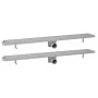 Linear shower drain 2 pieces 930x140 mm stainless steel by vidaXL, Drains - Ref: Foro24-275951, Price: 120,50 €, Discount: %