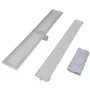 Linear shower drain 2 pieces 930x140 mm stainless steel by vidaXL, Drains - Ref: Foro24-275951, Price: 120,50 €, Discount: %