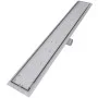 Linear shower drain 2 pieces 930x140 mm stainless steel by vidaXL, Drains - Ref: Foro24-275951, Price: 120,50 €, Discount: %