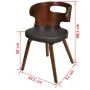 Sillas de comedor 6 unidades cuero sintético marrón de vidaXL, Sillas de comedor - Ref: Foro24-270042, Precio: 647,68 €, Desc...