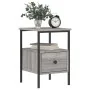 Nightstands 2 units Sonoma gray engineered wood 34x36x50 cm by vidaXL, Nightstands - Ref: Foro24-826050, Price: 72,39 €, Disc...