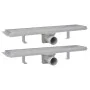 Desagüe lineal de ducha 2 piezas 530x140 mm acero inoxidable de vidaXL, Desagües - Ref: Foro24-275947, Precio: 85,84 €, Descu...