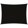 Toldo de vela rectangular tela Oxford negro 3x4,5 m