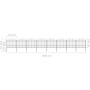 Garden fence with black steel spearhead (1.5-1.75)x13.6m by vidaXL, fence panels - Ref: Foro24-277746, Price: 659,97 €, Disco...