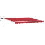 Toldo Retráctil with Manual 400 x 350 cm Rojo