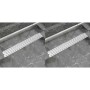 Desagüe lineal de ducha 2 piezas 830x140 mm acero inoxidable de vidaXL, Desagües - Ref: Foro24-275956, Precio: 96,05 €, Descu...