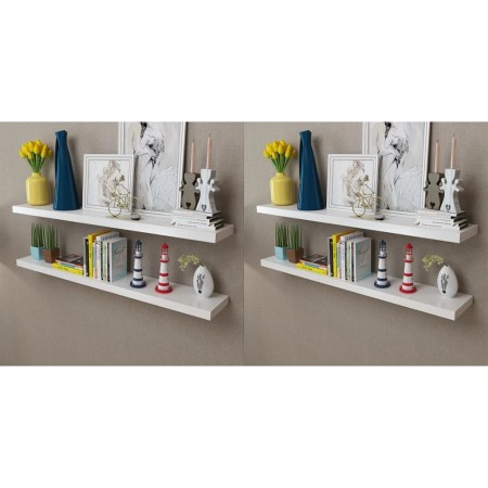 Wandregale 4 Einheiten weiß 120 cm von vidaXL, Regale und Regale - Ref: Foro24-276000, Preis: 105,60 €, Rabatt: %