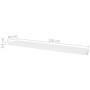 Wandregale 4 Einheiten weiß 120 cm von vidaXL, Regale und Regale - Ref: Foro24-276000, Preis: 105,60 €, Rabatt: %
