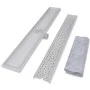 Linear shower drain 2 pcs bubble 930x140 mm stainless steel by vidaXL, Drains - Ref: Foro24-275969, Price: 94,49 €, Discount: %