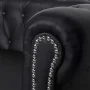 Sofás Chesterfield de 2 y 3 plazas cuero sintético negro de vidaXL, Sofás - Ref: Foro24-272249, Precio: 856,89 €, Descuento: %