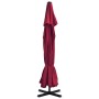 Garden umbrella with portable red base by vidaXL, Umbrellas - Ref: Foro24-276325, Price: 348,69 €, Discount: %