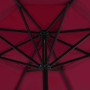 Garden umbrella with portable red base by vidaXL, Umbrellas - Ref: Foro24-276325, Price: 348,69 €, Discount: %