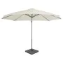 Sombrilla de jardín con base portátil color arena de vidaXL, Sombrillas - Ref: Foro24-276331, Precio: 274,52 €, Descuento: %